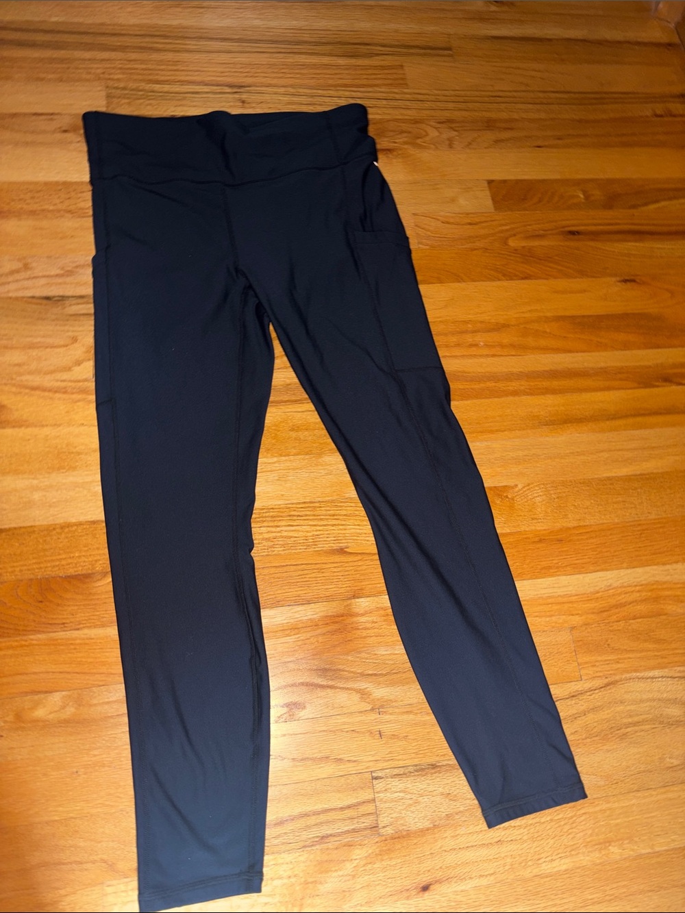 Fabletics Black High-Waist Leggings with Side Pocket